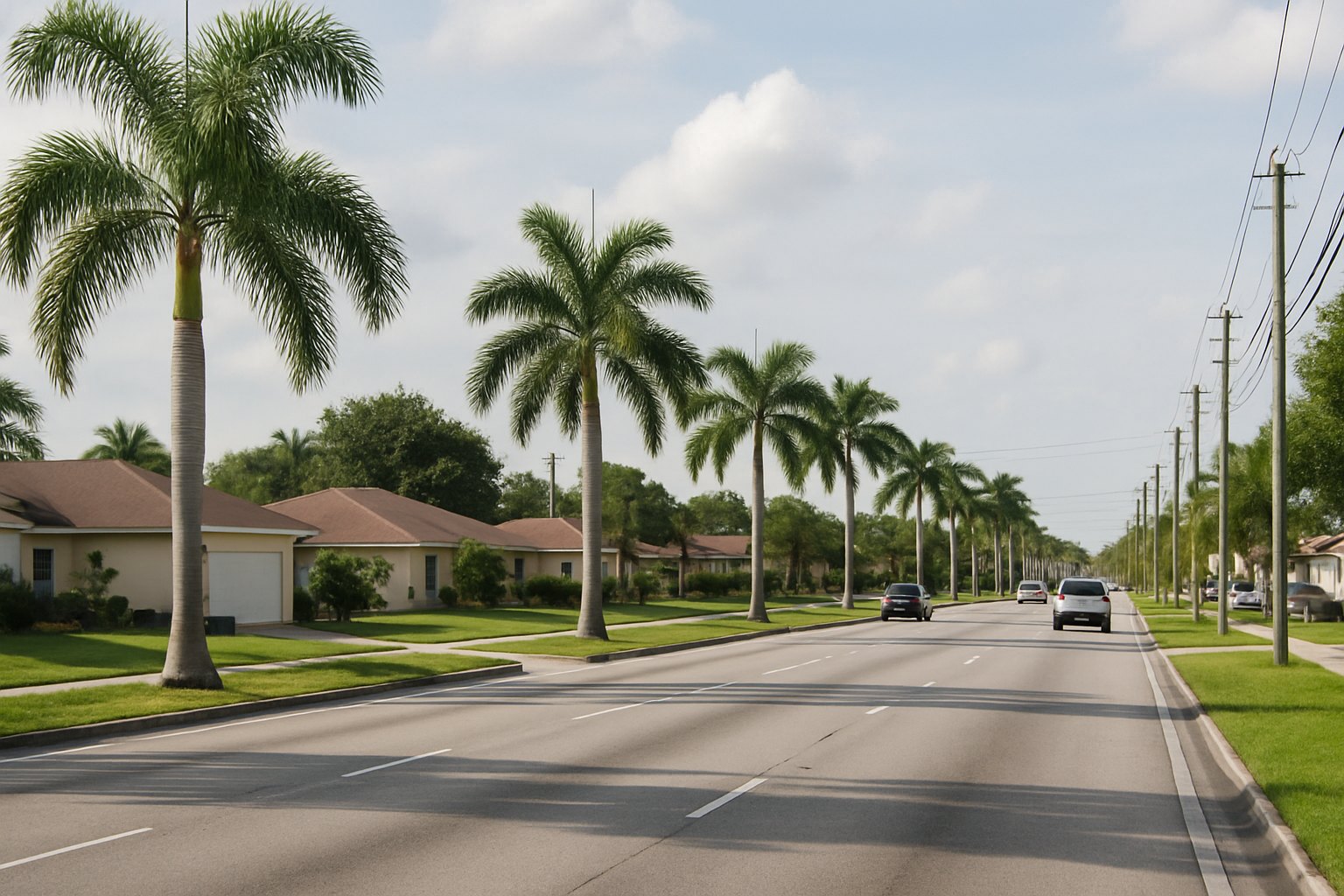 A Cutler Bay, Florida street scene. Reyes Injury Law represents injured people across Cutler Bay and Miami-Dade County.