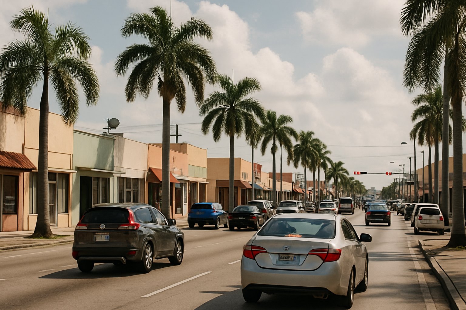 A Hialeah, Florida street scene. Reyes Injury Law represents injured people across Hialeah and Miami-Dade County.