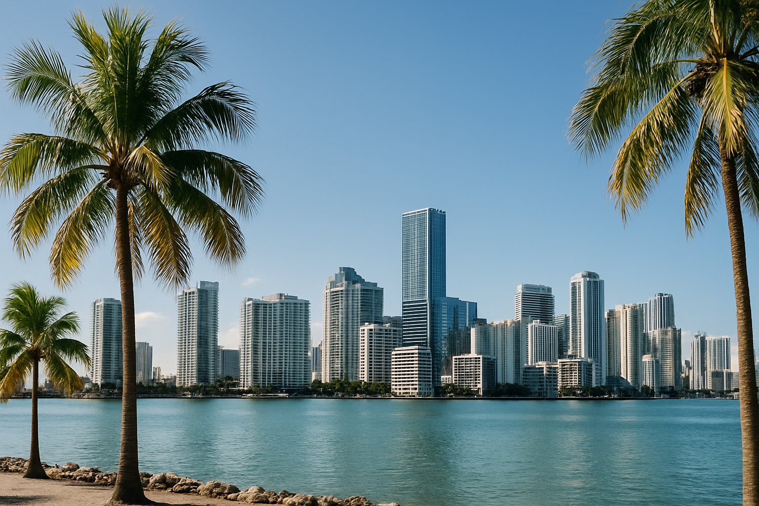 A Miami, Florida street scene. Reyes Injury Law represents injured people across Miami and Miami-Dade County.