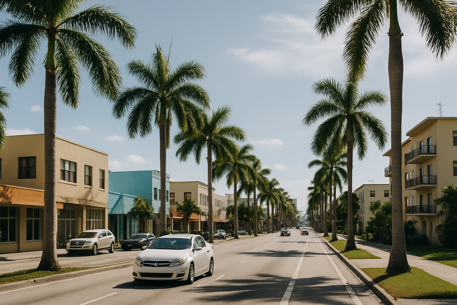 A North Miami, Florida street scene. Reyes Injury Law represents injured people across North Miami and Miami-Dade County.
